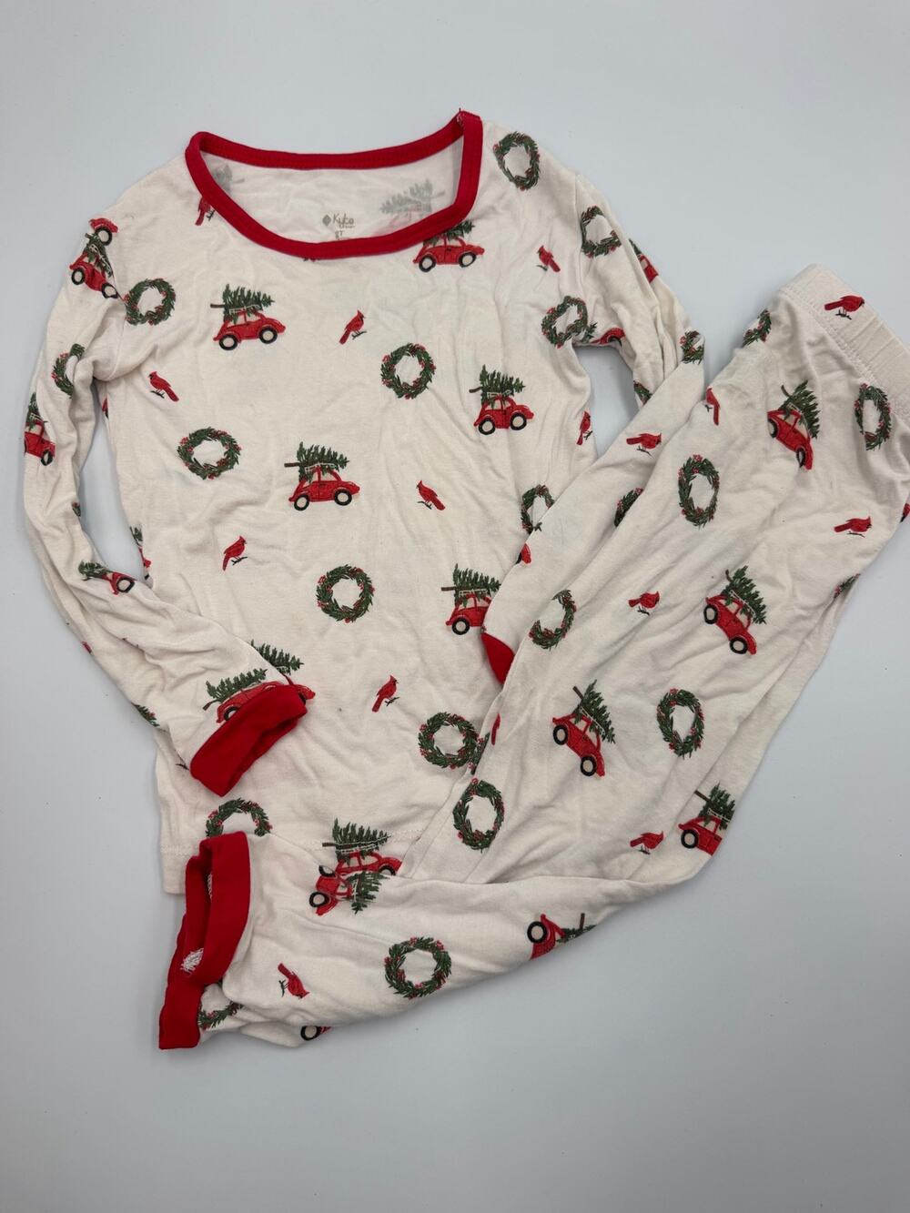 Kyte baby christmas cardinal pajama 2T